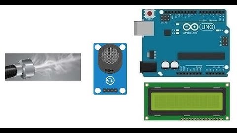 Detect gas leaks using Arduino, MQ-4 sensor and LCD screen