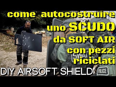 scudo da soft air fai da te diy airsoft shield