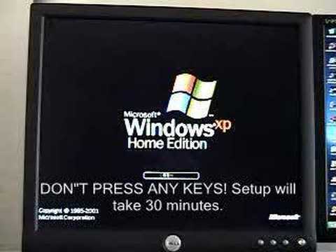 как переустановить windows windows xp на dell xps 400