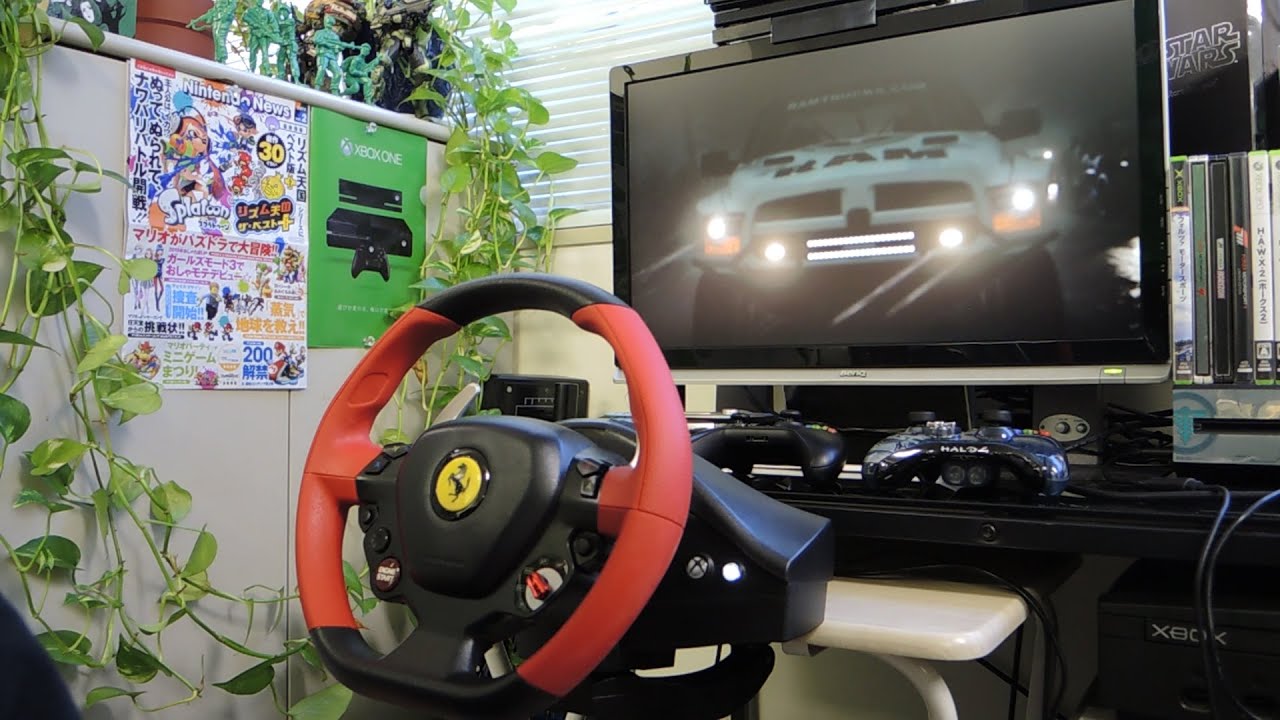 20 Xboxone Forza Horizon 2 Thrustmaster Ferrari 458 Spider Racing Wheel Gameplay 2013 Ram Runner