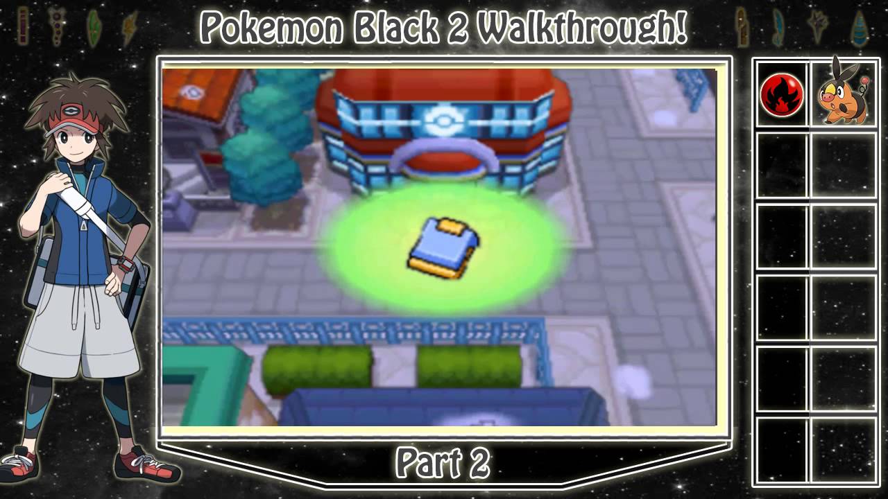Pokemon Black 2 & White 2 Walkthrough Part 2 - Rival Battle #1 (HD ...