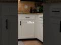 See the Before &amp; After with nuDoors Cabinet Refacing #shorts