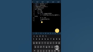Python turtle graphic design😜🥰 || python coding status 😍 #shorts #programming #python #shortvideo
