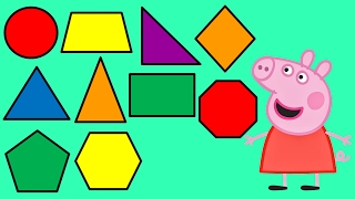 Have fun learning colors and shapes with peppa pig for toddlers, kids,
preschoolers! best compilations daily learning. super kids learning...