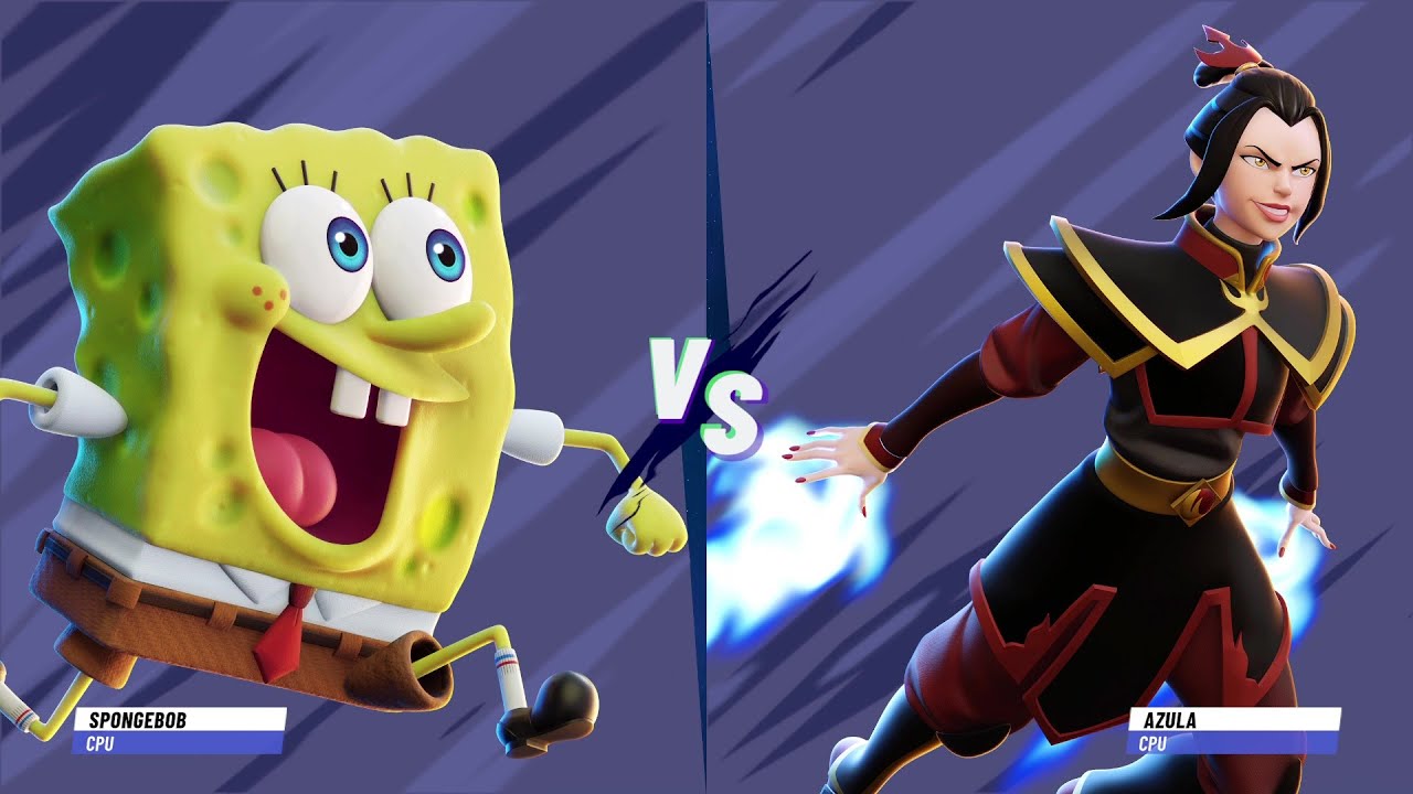 Nickelodeon All-Star Brawl 2 | SpongeBob vs Azula | SpongeBob SquarePants vs Avatar