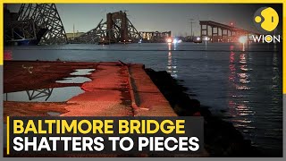 Baltimore Bridge Collapse: Francis Scott bridge collapses after ship collision, 7 missing | WION