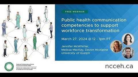 Public health communication competencies to support workforce transformation