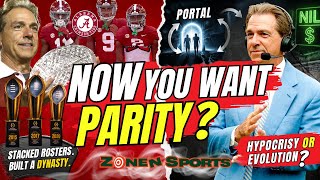 Nick Saban Built a Dynasty… Now He Wants Parity?!
