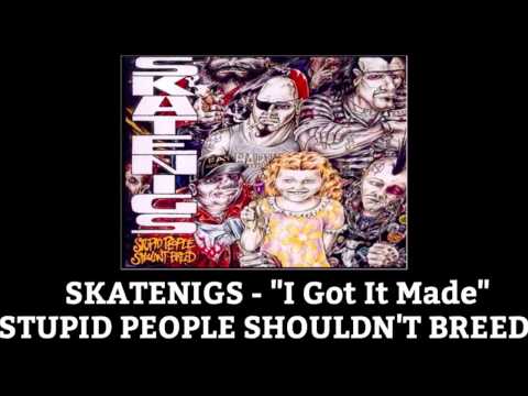 SKATENIGS - "I Got It Made"  STUPID PEOPLE SHOULDN'T BREED