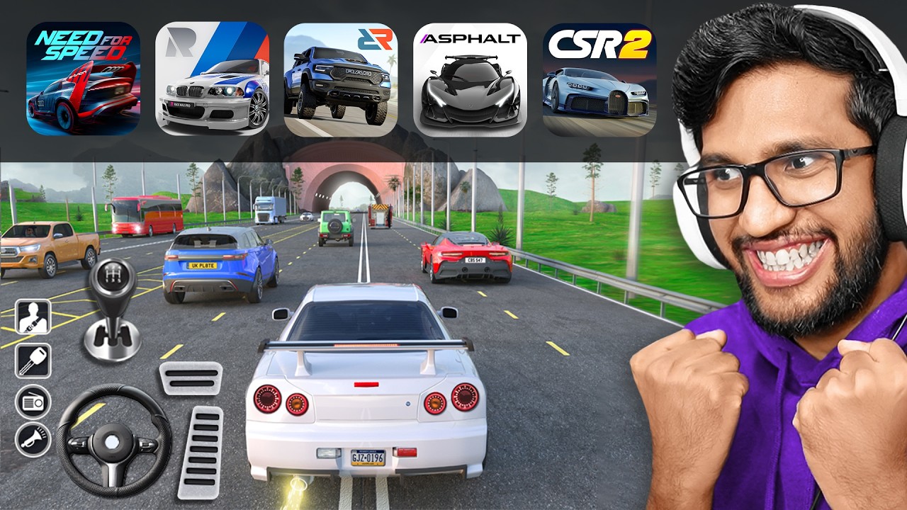 TRYING 10 MOST POPULAR FREE MOBILE RACING GAMES