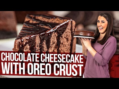 Chocolate Cheesecake with Oreo Crust