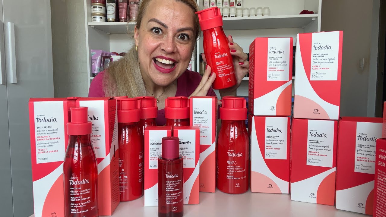 Abertura de Caixa Natura Ciclo 4 2026 de Antecipação Com Lançamento Morango e Baunilha Dourada