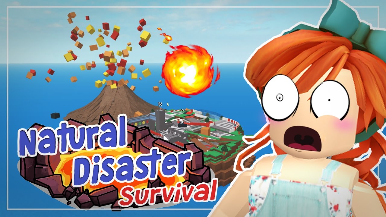 Climb The Volcano Roblox Natural Disaster Marielitai Gaming Youtube - survive a raft down a volcano in roblox youtube