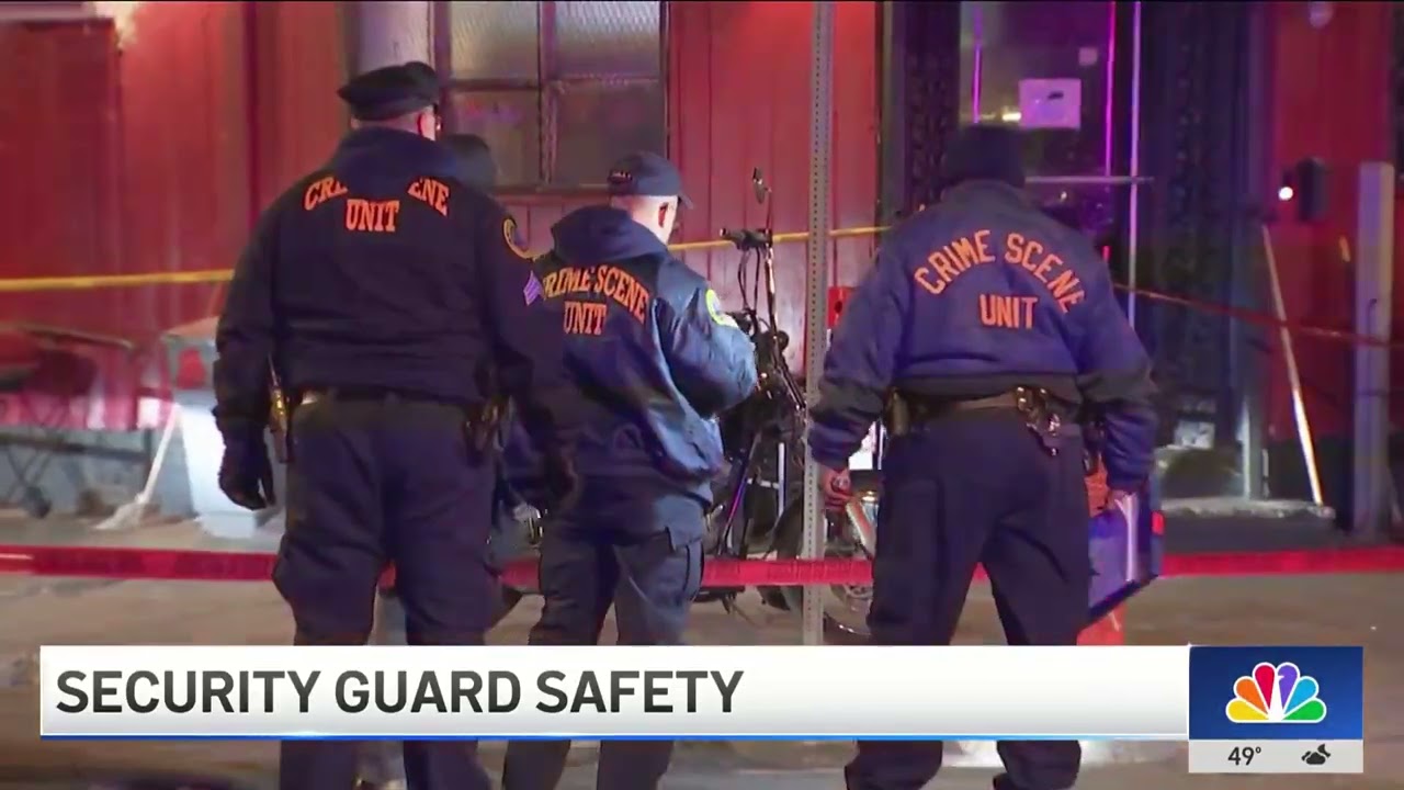 Philadelphia Security Guard Shot.