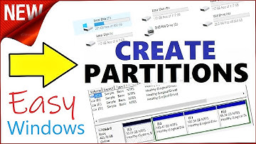 How to Create Partition in Windows 10 / 8 / 7 | Create A New Drive in Windows using Disk Manager