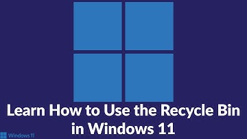 Learn How to Use the Recycle Bin in Windows 11 #tutorial #windows11 #windows #microsoft #learning