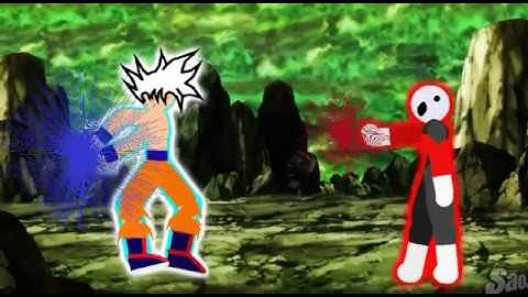 Pivot Nodes Goku (Mastered Ultra Instinct) vs Jiren Fan animation