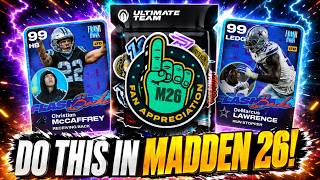 WHAT TO DO IN MUT 26! CHEAPEST TRAINING IN MUT 26 / BEST ABILITIES TO PUT ON THESE NEW FLASHBACKS!
