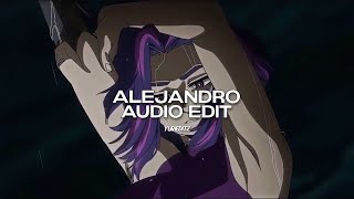 alejandro - lady gaga [edit audio] Resimi