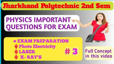 Physics important questions for exam| diploma 2nd sem Important questions|