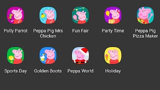 Peppa Pig Holiday, World of Peppa Pig, Polly Parrot, Happy Mrs. Chicken, Theme Park, Party Time screenshot 5