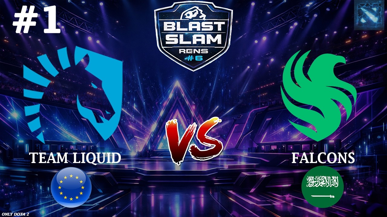 СТАРТ ПЛЕЙОФ БЛАСТА | Falcons vs Liquid #1 (BO5) BLAST Slam 6