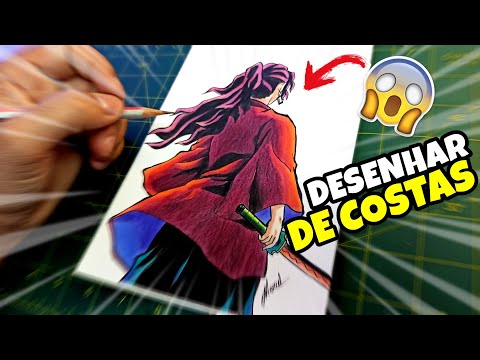 Como desenhar o Zenitsu e Inosuke vs Daki (Demon Slayer) TUTORIAL AVANÇADO  