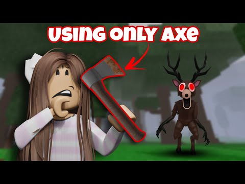 Using ONLY and AXE in 99 Nights in the Forest...