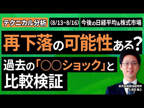 【テクニカル分析】今後の株式市場 急落で揺いだ株式市場の再下落はあるか？～押さえておきたい過去のショック相場～＜チャートで振り返る先週の株式市場と今週の見通し＞（土信田 雅之）【楽天証券 トウシル】