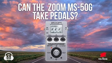Can the Zoom MS-50G take pedals?