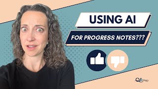 Using AI and ChatGPT for Mental Health Progress Notes