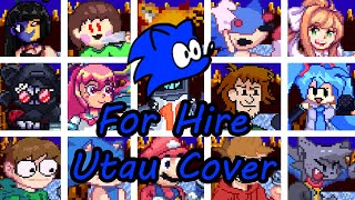 For Hire but Every Turn a Different Character Sings it (FNF For Hire Everyone Sings) - [UTAU Cover]