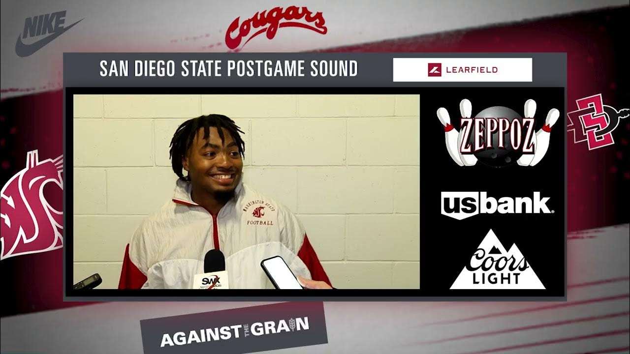 WSU Football Buddah AlUqdah San Diego State Postgame 10/26/24 YouTube