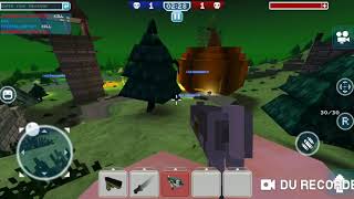 #01 Blocky car online. Xe tăng chiến đấu. Trận đánh đồng đội screenshot 2