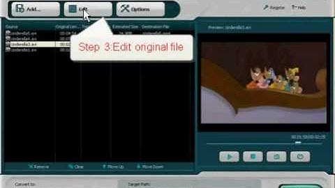 How to convert video WMV AVI to iPod MP4 MOV?