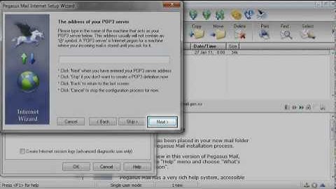 Configure Pegasus Mail with A.M.A.R Hosting Shared Web and Email POP3 Email Account