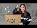 Ag1 unboxing and first taste test my honest surprising reaction  margarita mundina