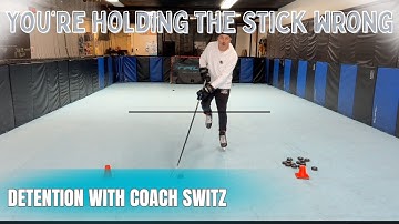 Hold Your Hockey Stick Correctly!!  Detention with Coach Switz