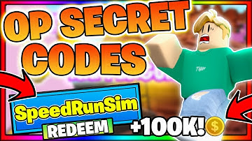 ALL NEW OP *SECRET* 2021 CODES! Roblox Speed Run Simulator