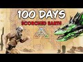 I spent 100 days in ark scorched earth heres what happened