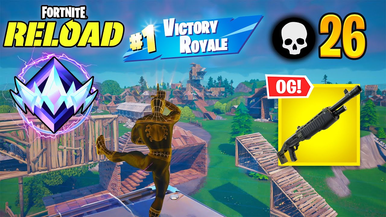 Fortnite Reload | High Kill Solo Ranked Win Full Gameplay (Keyboard & Mouse)