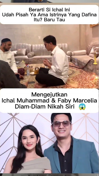 What a sensation! Ichal Muhammad & Faby Marcelia's secret marriage, netizens are immediately shoc...