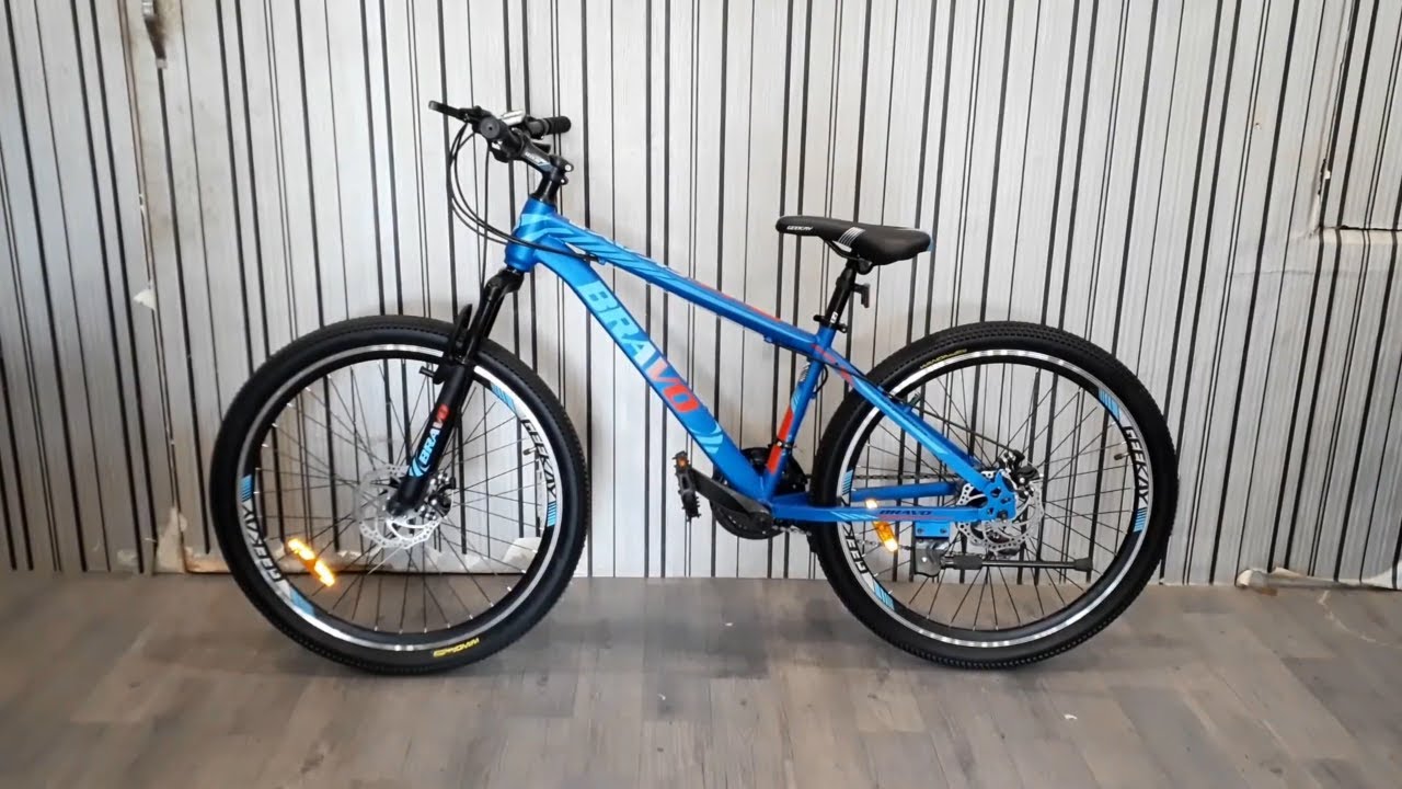 2020 GEEKAY BRAVO 26 MTB Blue First Look Walk Around