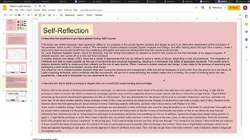 Individual Alternative Assessment(System Analysis And Design)
