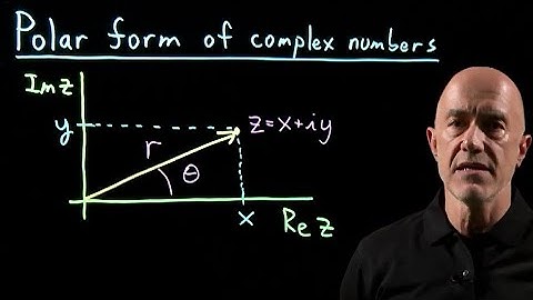 Polar Form of Complex Numbers | Lecture 42 | Calculus for Engineers
