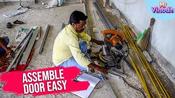 Techniques Build And Assemble Door Easy - How To Make a Door Aluminum Correctly | Mr vinodh