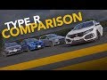 Honda Civic Type R vs. Ford Focus RS vs Subaru WRX STI vs. VW Golf R: Sport Compact Comparison