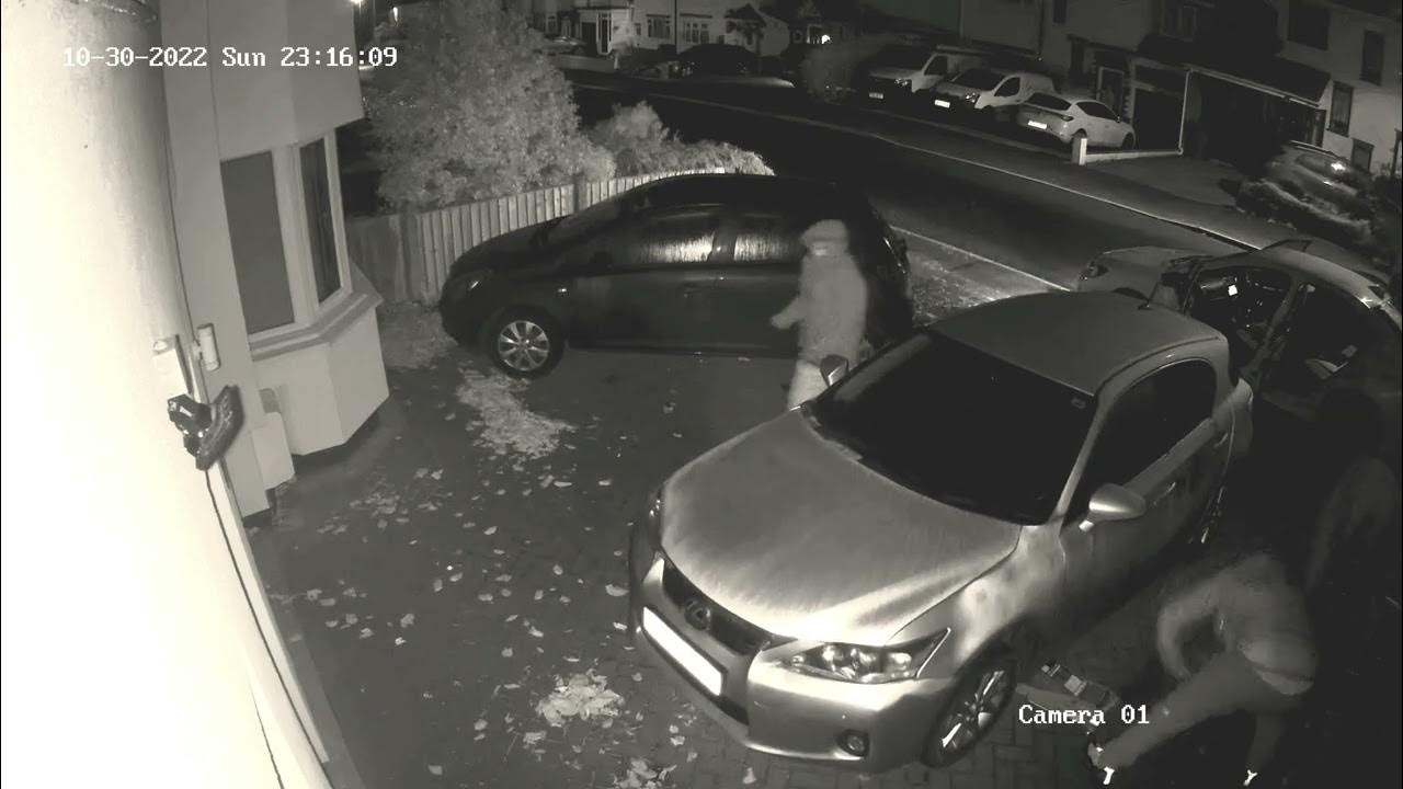 Catalytic Converter Theft Birmingham UK Machete, crowbar and