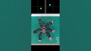 DIY Hexapod Robot Flexing and Diving! #Shorts