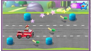 веселые гонки игра щенячий патруль пожарная машина веселые гонки игра щенячий патруль пожарная машина